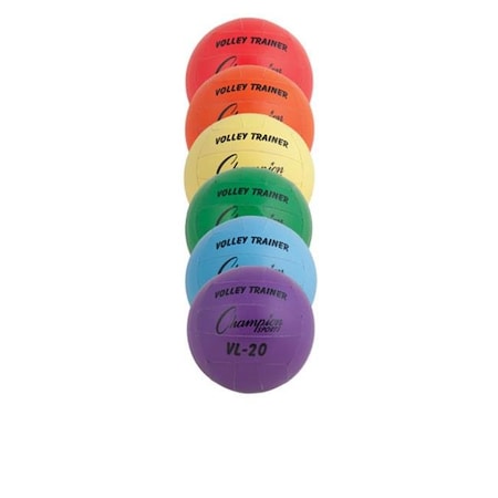 Champion Sports Champion Sports VL20SET Volleyball Trainer Set; Multicolor - Set of 6 VL20SET